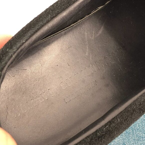 Women by Common Projects Black Suede Slip On loafers size 9.5 - Picture 7 of 12